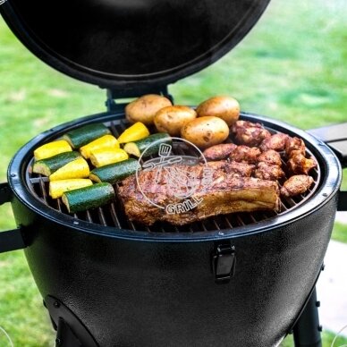 Anglinis lauko grilis Kamado Char-Griller Akorn 4